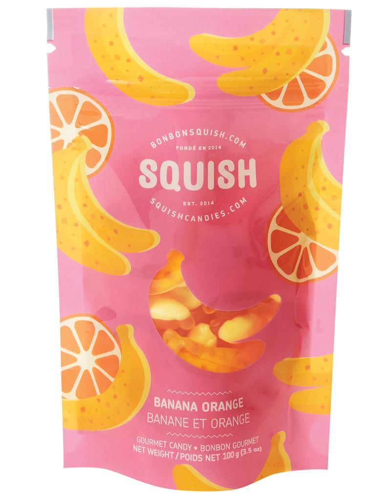 SQUISH Candies Banana Orange Gummy