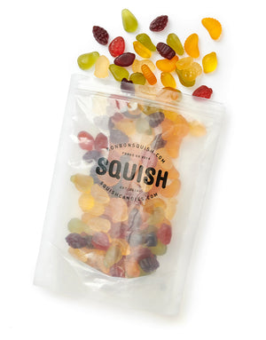 Vegan Fruit Punch Gummies SQUISH Candies